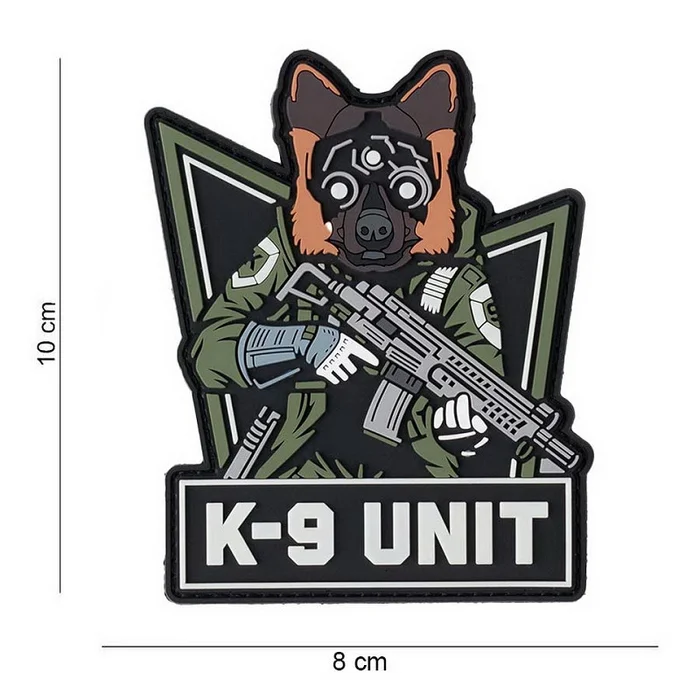 Écusson K-9 UNIT Phosporescent 3D PVC Velcro