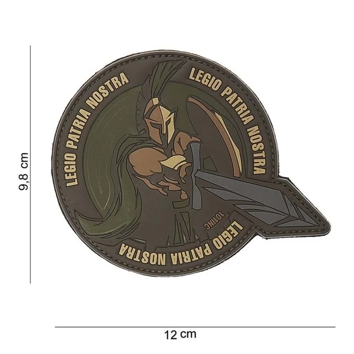 Écusson rond légion étrangère PVC Velcro