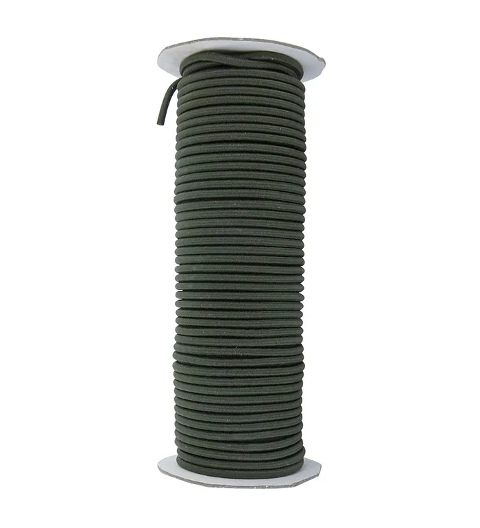 Elastique a appelants 3mm par 25m olive Fuzyon