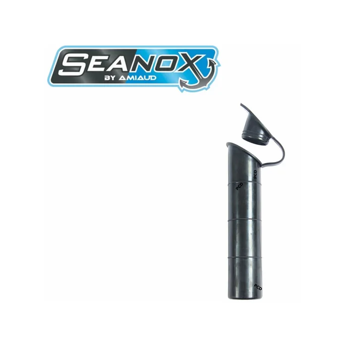 EMBOUT CAOUTCHOUC NOIR POUR PORTE CANNE INCLINE ENCASTRABLE INOX SEANOX 30°