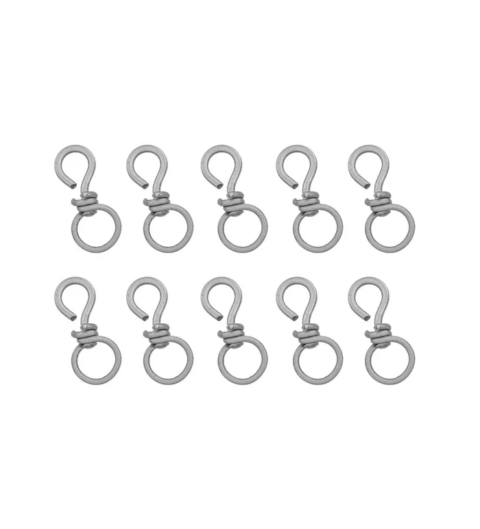 Emerillons inox pour appelant x10
