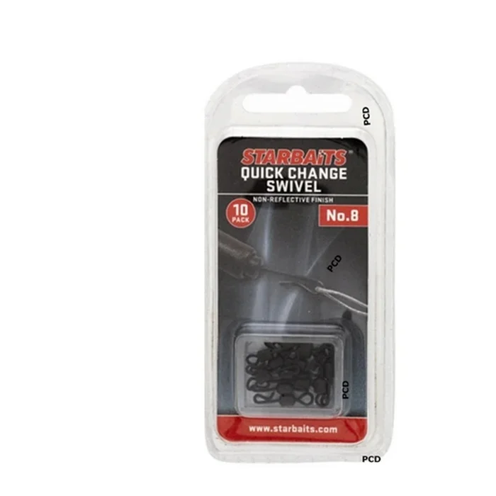 Emerillons Starbaits Quick Change Swivel N°8 Par 10