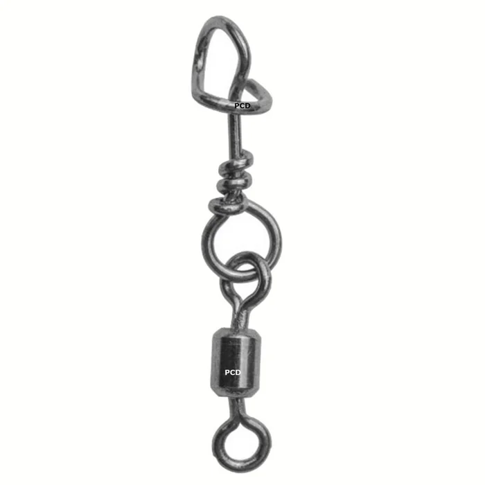 Emerillons Truite Garbolino Streamline Rolling Simple + Agrafe Spirale Par 10