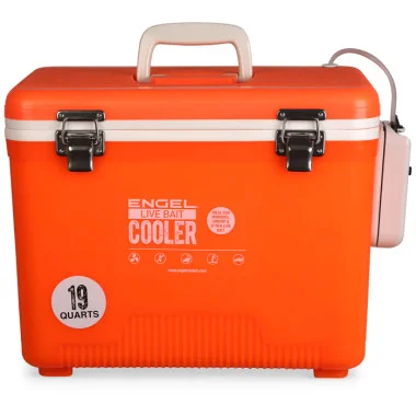 Engel 19qt Live Bait Drybox/Cooler – Orange Haute Visibilité
