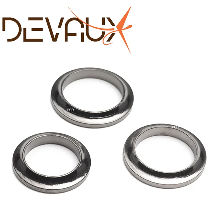 ENJOLIVEUR DEVAUX METALLIQUE PLAT NOIR 9.5MM