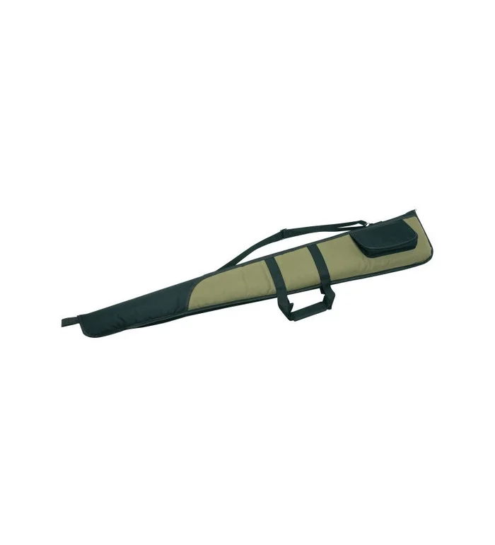 Etui fusil chirat 130 cm vert et noir avec poche
