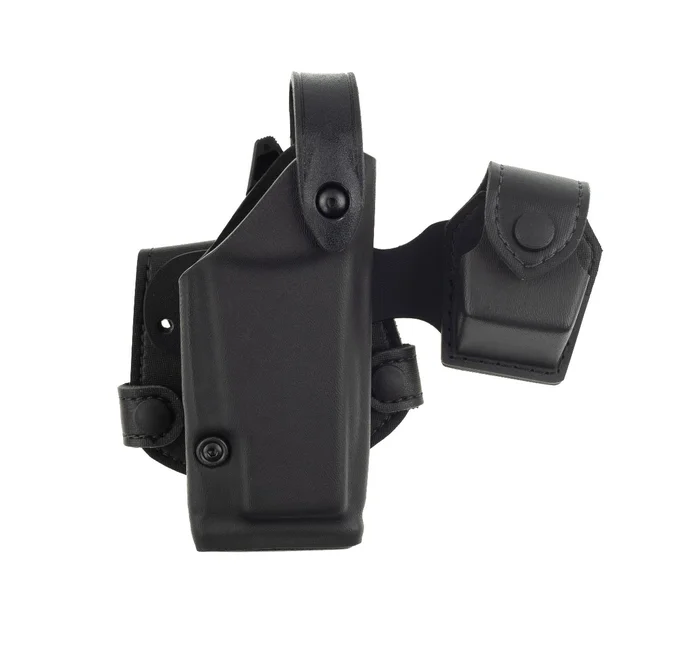 Etui Safariland Mod.6281 – A clip avec Sentry – TASER et porte-cartouche – Noir