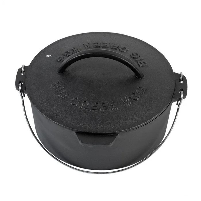 Faitout Hollandais En Fonte Pour Kamado Big Green Egg 5,2L