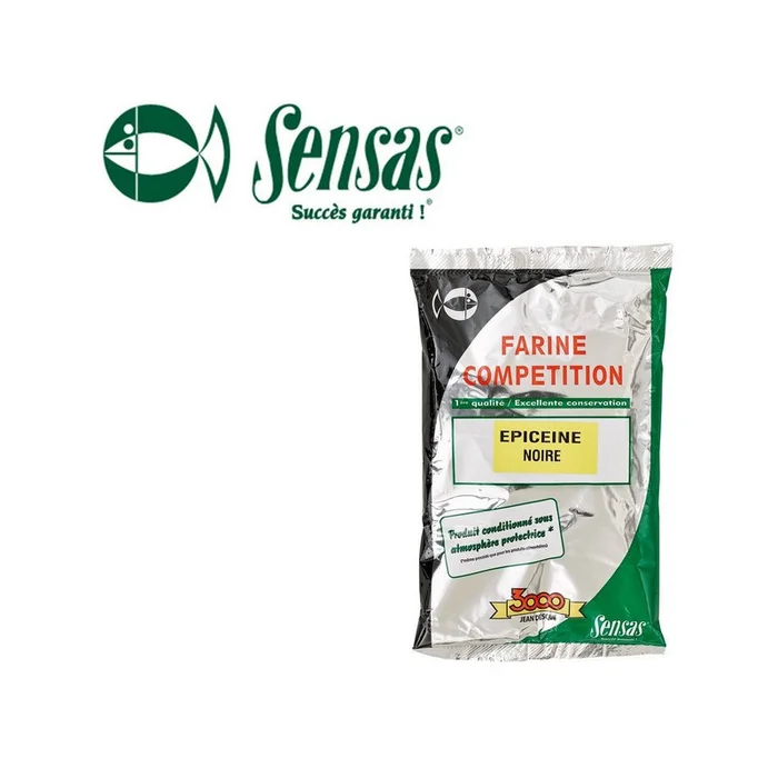 FARINE SENSAS 3000 COMPETITION SUPER EPICEINE NOIRE 700G