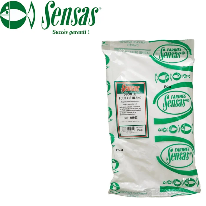 FARINE SENSAS CLASSIQUES DECOLLE FOUILLIS BLANC 250G SANS TROU