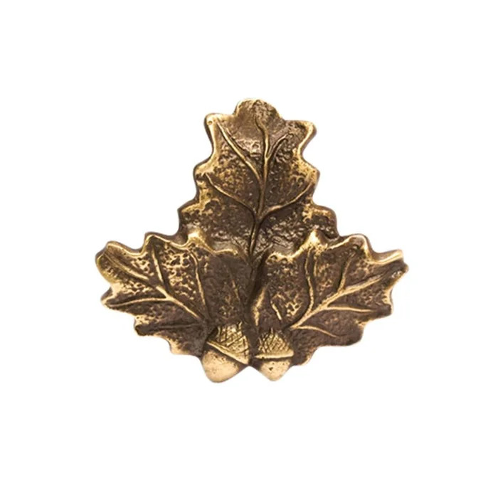 Feuille de Chêne Porte Trophée Petit Modèle avec Glands – Décoration Naturelle – Mise en Valeur Durable
