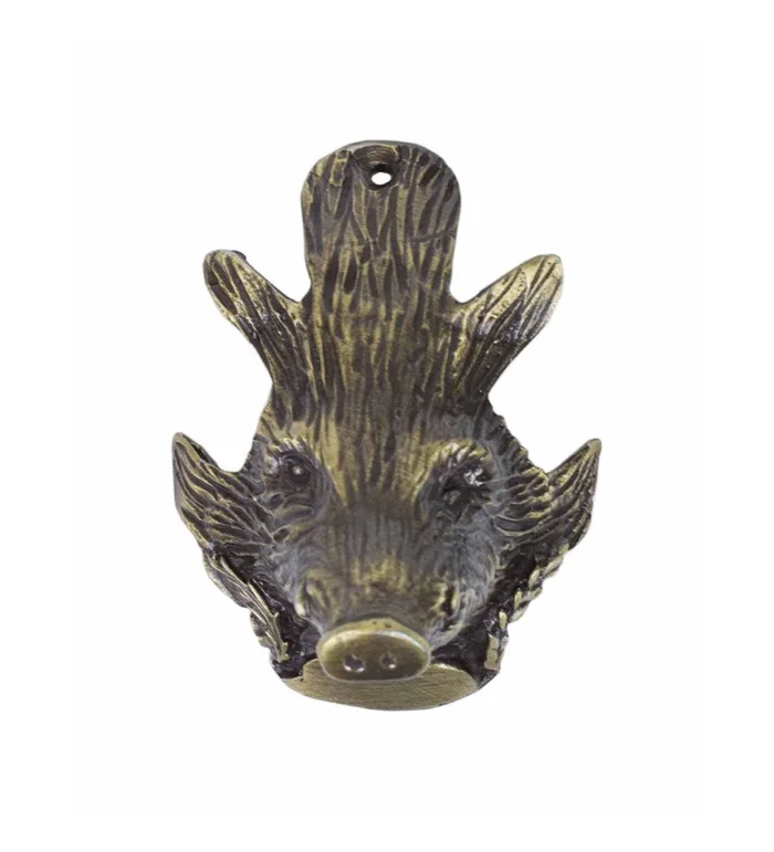 Feuilles de chêne pour défenses de sanglier – Petite tête de Sanglier