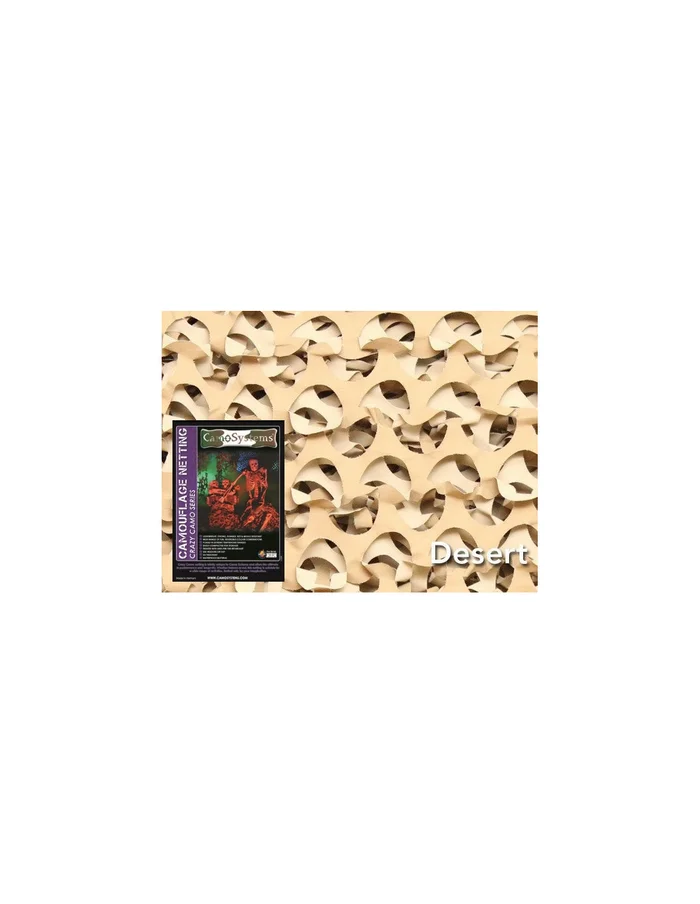 Filet de camouflage Anti-feu « Crazy Camo » Beige