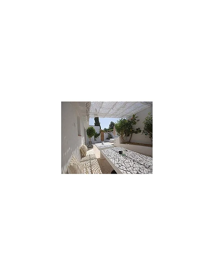 Filet de camouflage renforcé CamoSystems – 50% d’ombrage – Blanc/Gris