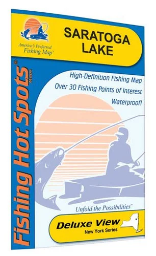 Fishing Hot Spots – Carte de pêche du lac Saratoga