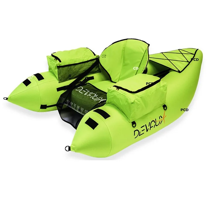 Float Tube Devaux Kayak Tube Cap-V 1000 Chartreuse