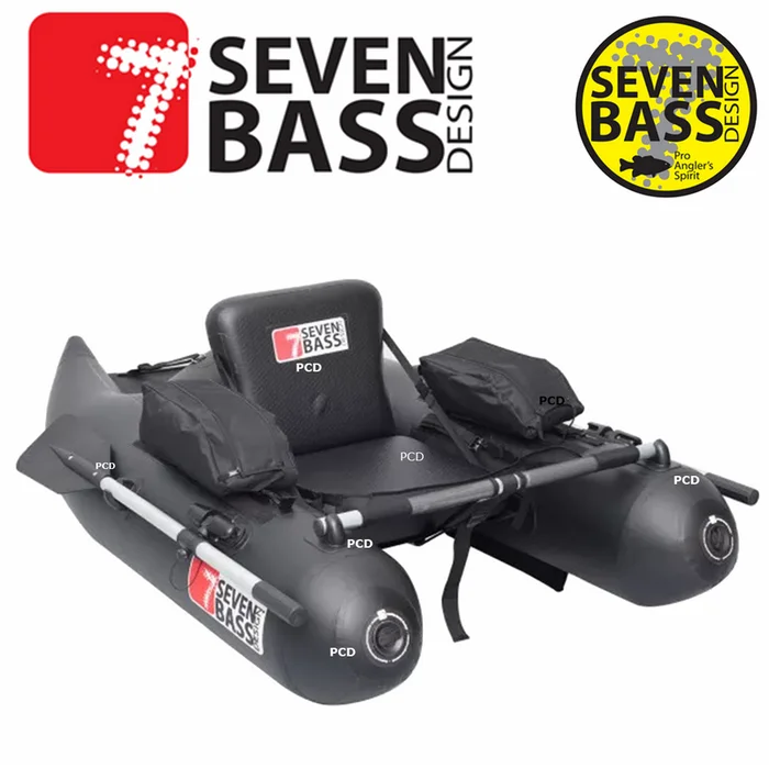 FLOAT TUBE SEVEN BASS TOMAHAWK 160 NOIR