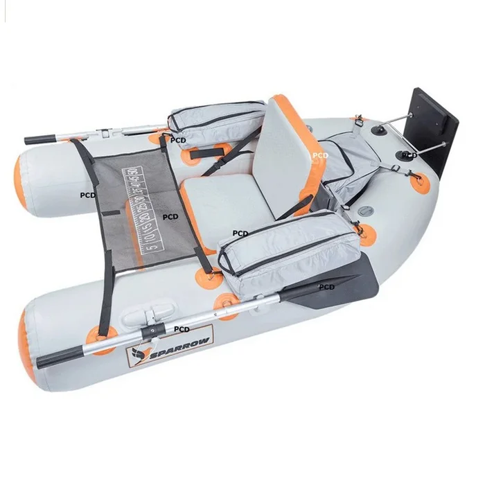 Float Tube Sparrow Expédition 180 Gris /Orange