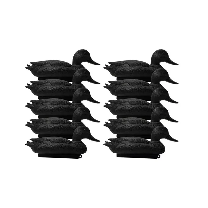 Forme de canard noire x10