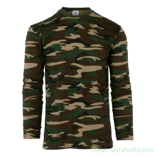 Fostex T-shirt manches longues woodland camo