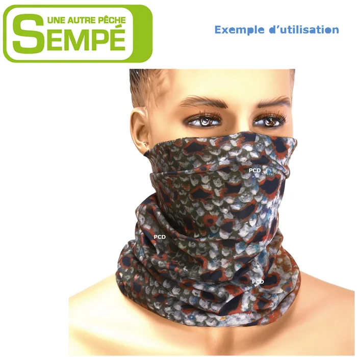 FOULARD /BANDANA ELASTHANE PIERRE SEMPE BROWN