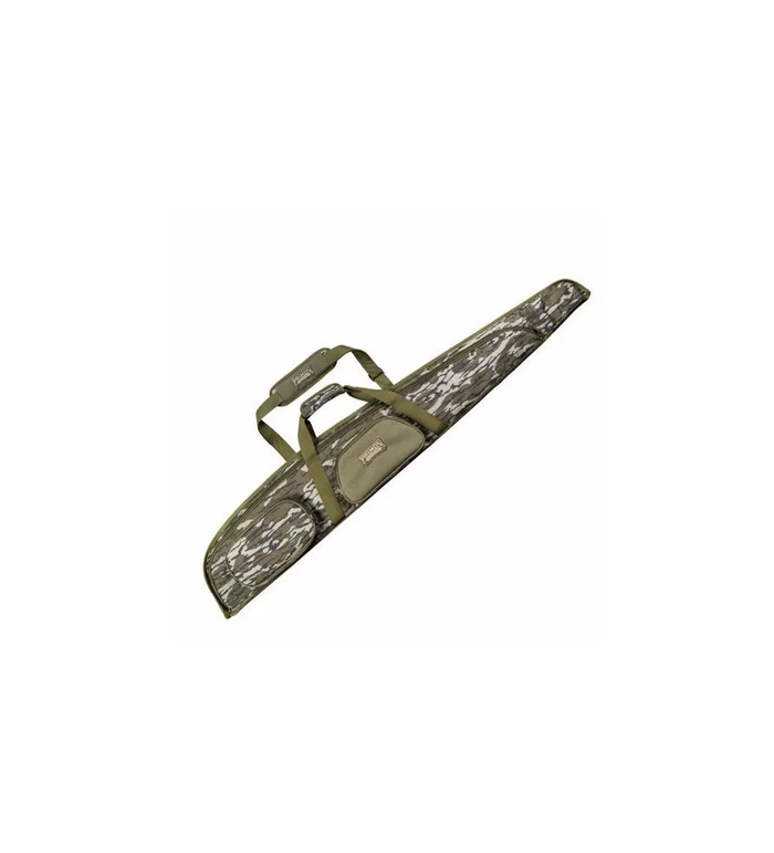 Fourreau fusil mossy oak bottom land 132cm, 3 poches laterales
