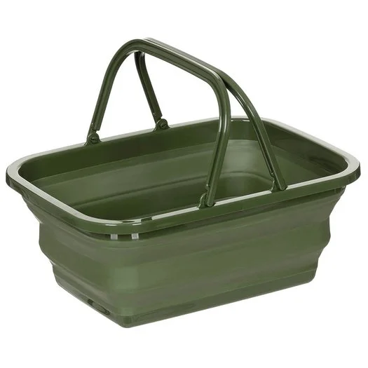 Fox outdoor Panier à provisions pliable 9L, vert olive