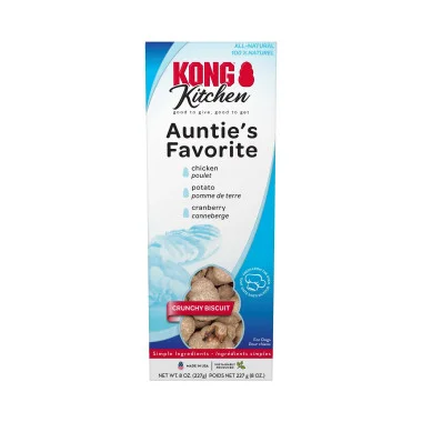 Friandises pour chiens Kong Kitchen Crunchy Biscuit Auntie&rsquo;s Favorite – 8oz
