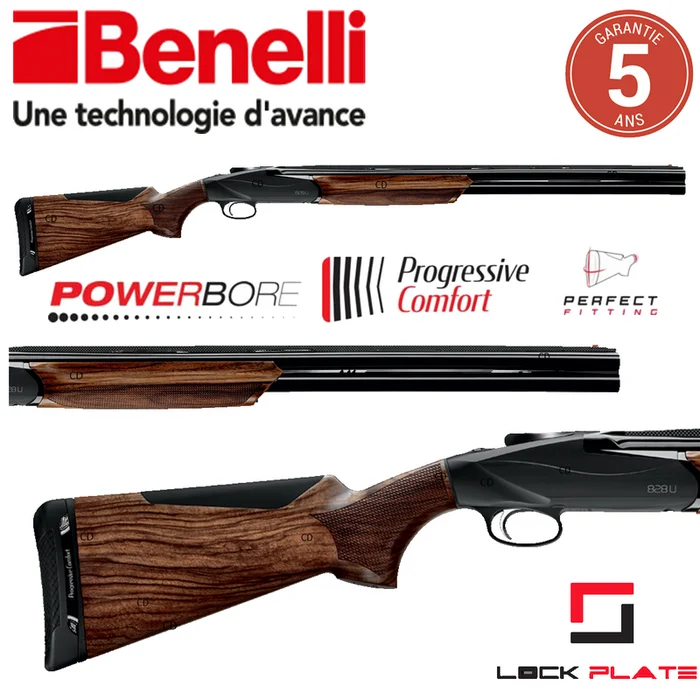 Fusil Benelli 828 U Black 12 /76