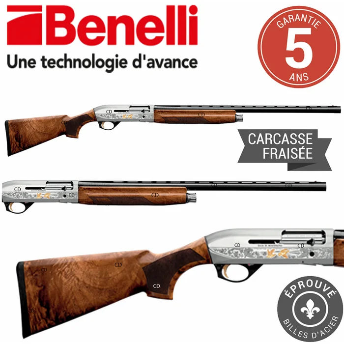 Fusil Benelli Montefeltro Bois Silver 20 /76 71cm