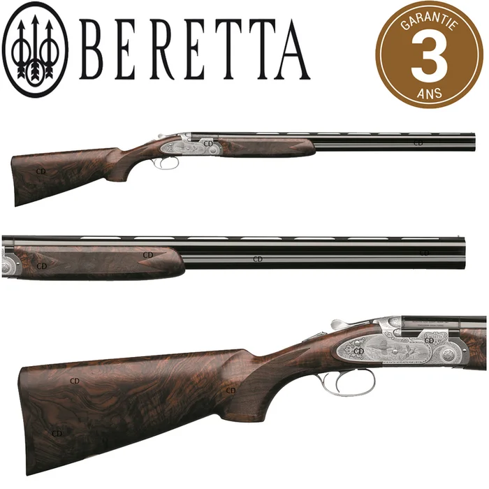 Fusil Beretta 687 EELL Diamond Pigeon Scène De Chasse 12 /76