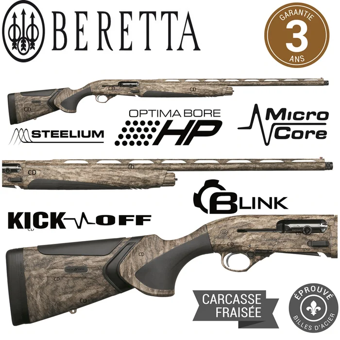 Fusil Beretta A400 Xtrem Plus Bottomland 12 /89 Kick Off Mega