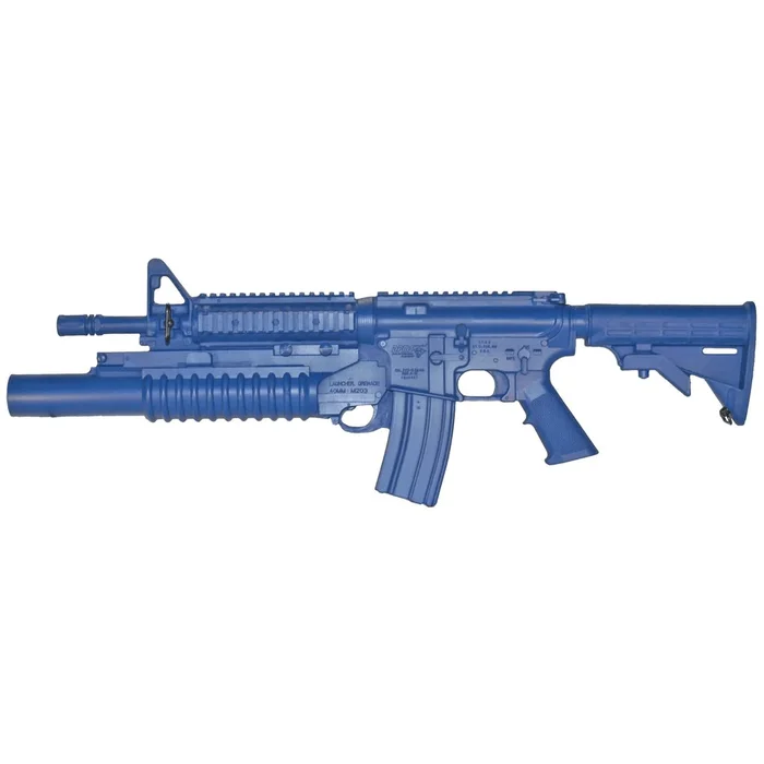 Fusil d&rsquo;entraînement Blueguns AR15 Flat Top Closed Stock / Rail / M203