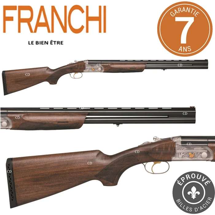 Fusil Franchi Feeling Ergal Select Bécassier 12 /76 62cm