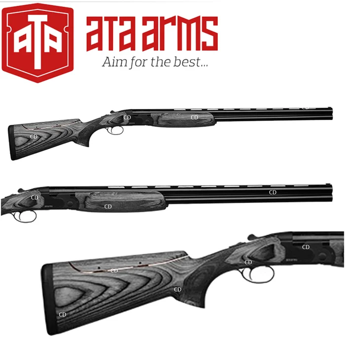 Fusil Superposé Ata Arms SP Sporter Lamellé Collé Gris 12 /76 76cm