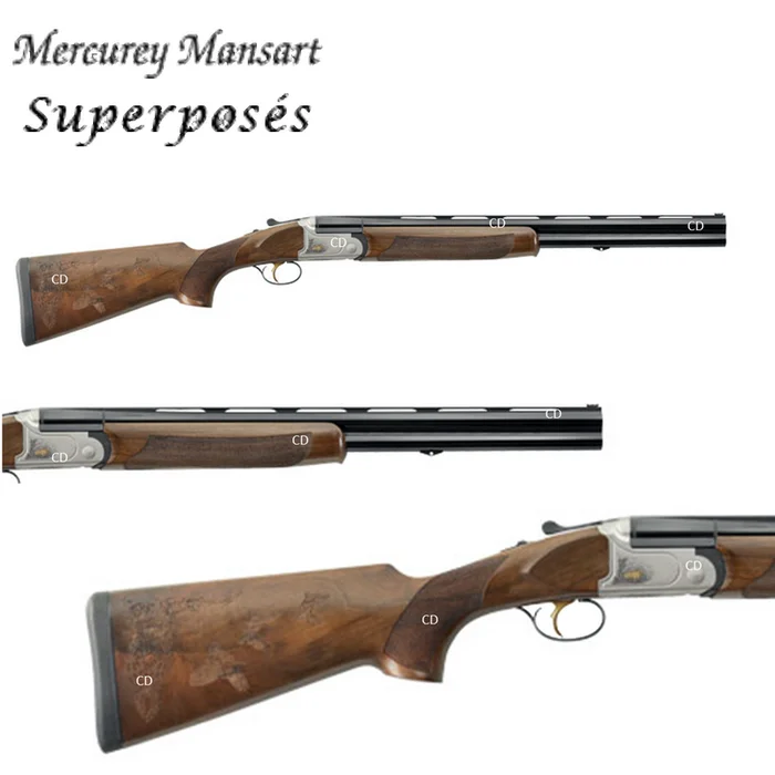 Fusil Superposé Mercurey Mansart Bécassier XL12GB 12 /76 60cm