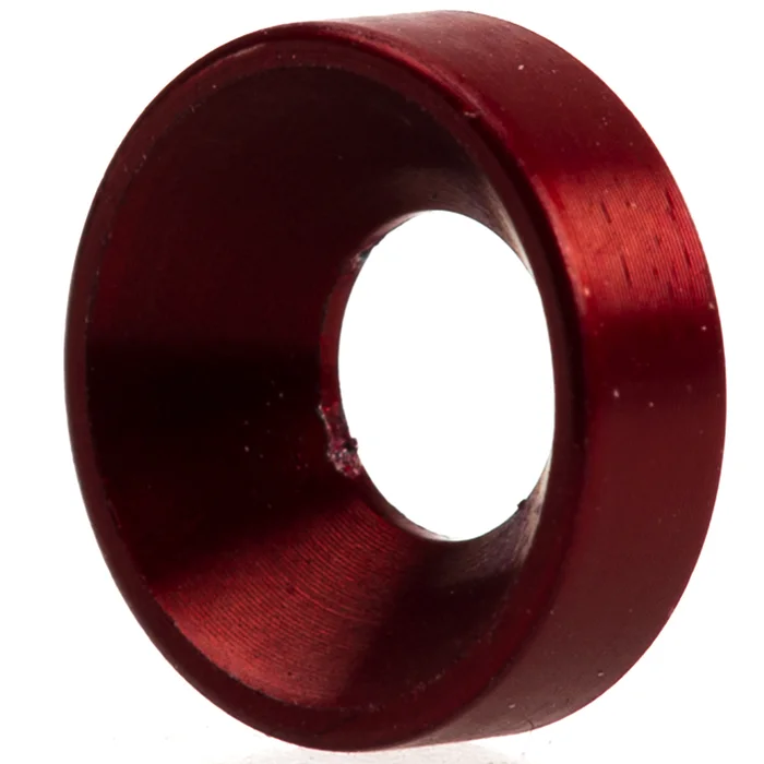 FW-08-AL-RED – Rondelle de finition aluminium rouge