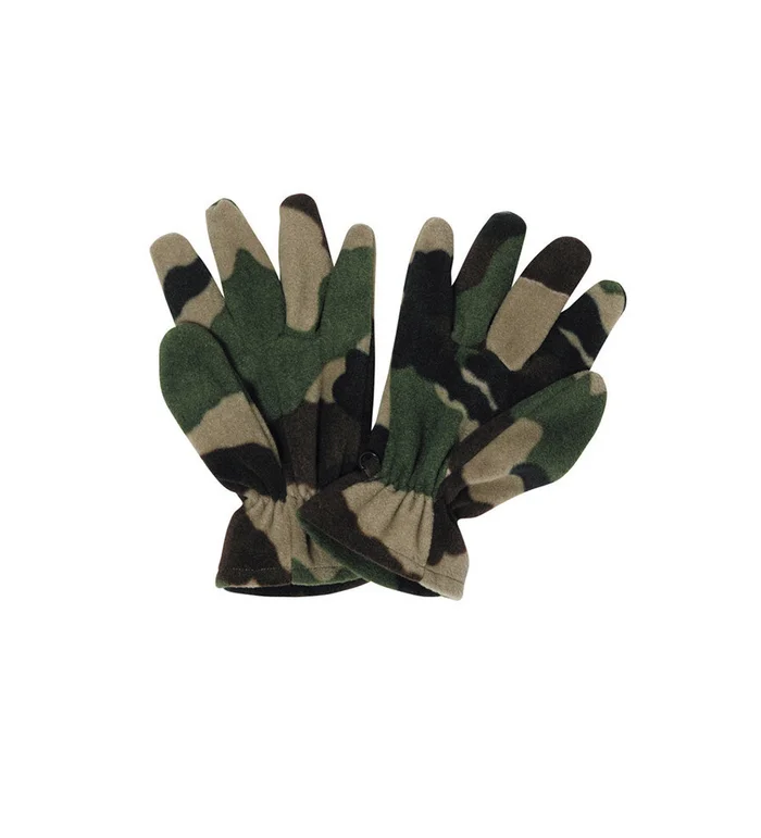 Gants polaire camo