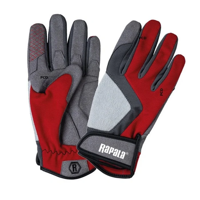 Gants Rapala Performance Gris Et Rouge