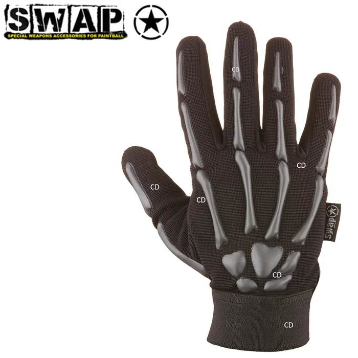 GANTS SWAP BONES NOIRS
