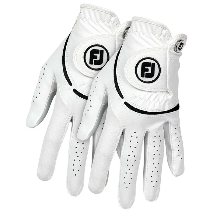 Gants synthetiques classiques (Unité) Footjoy Weathersof Women Pack de 2 White