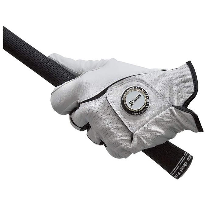 Gants synthetiques classiques (Unité) Srixon All Weather Ball Marker White