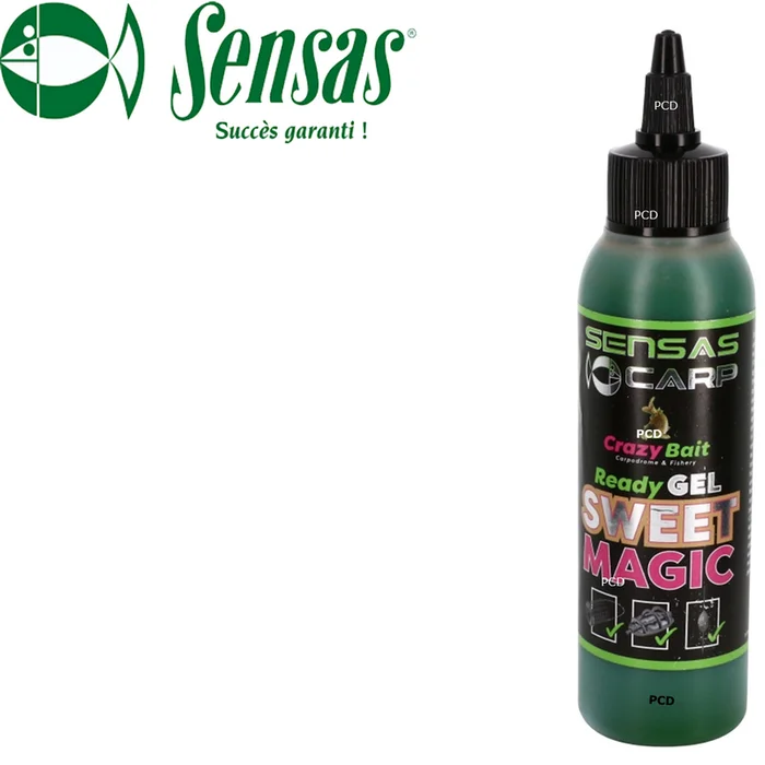 GEL ATTRACTANT SENSAS READY GEL CRAZY BAIT SWEET MAGIC 115ML