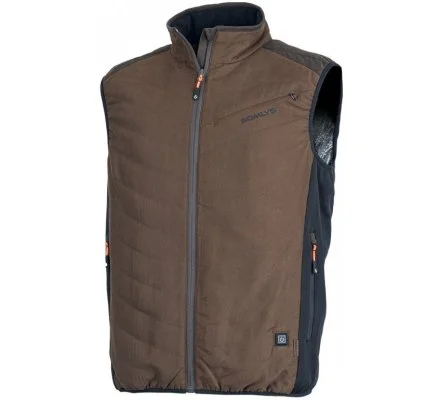 Gilet chauffant PRESTIGE marron SOMLYS avec batterie – Image 2