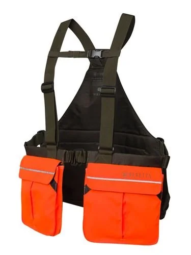 Gilet de chasse homme Strap EVO vert&orange BERETTA