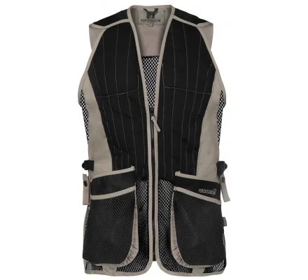 Gilet de tir ball-trap noir /beige EVO PERCUSSION
