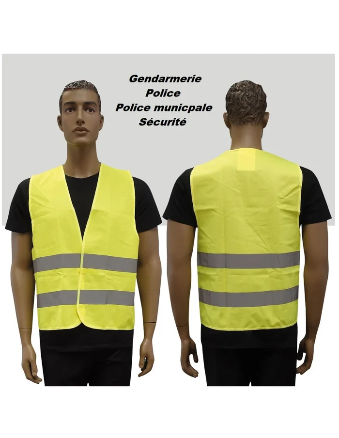 Gilet Haute visibilité Force de l&rsquo;ordre