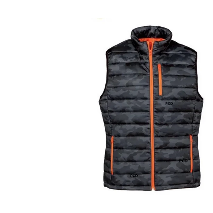 Gilet Homme Matelassé Percussion Trek Camo Camo Gris