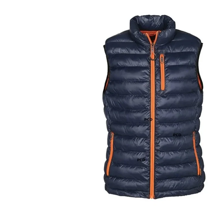 Gilet Matelassé Homme Percussion Trekking Bleu