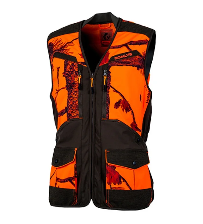 Gilet Newtek orange Somlys